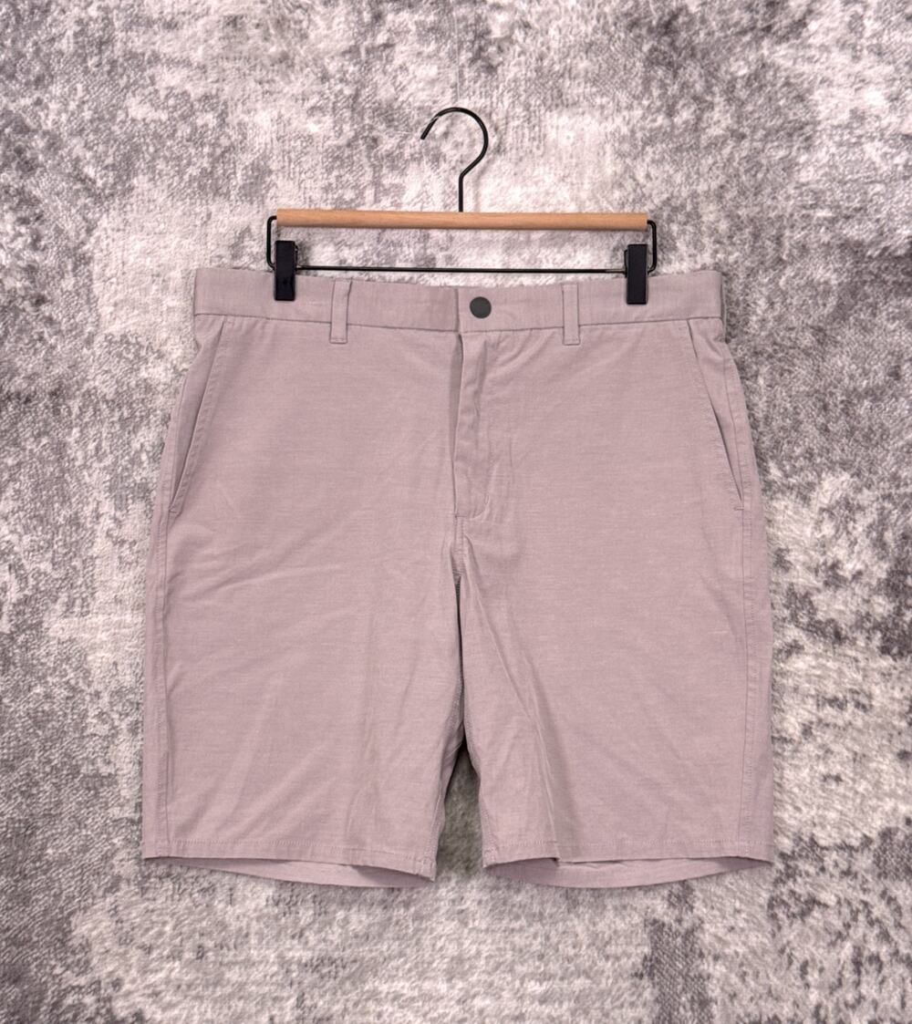 Johnnie O Prep Formance Shorts 33 Mens Gray Performance